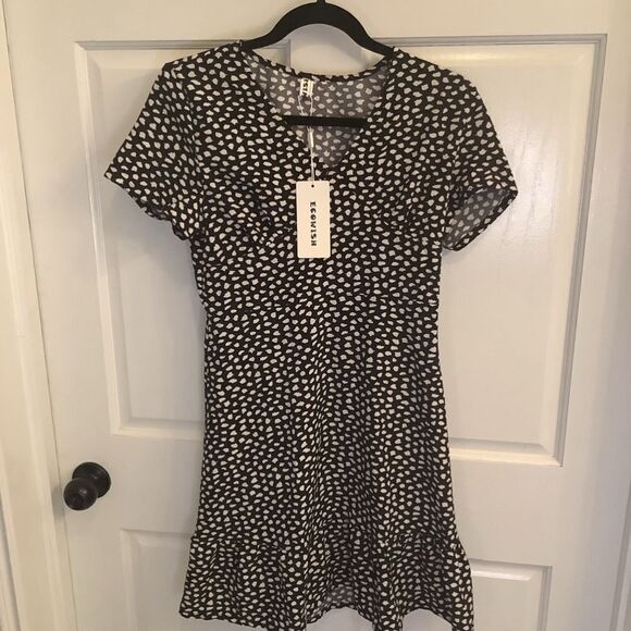 Ecowish Dresses & Skirts - Women's Ecowish Dress, Black & White, Size M